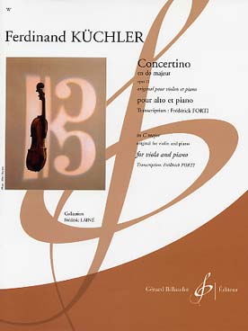 Illustration de Concertino op. 11 en do M (tr. Forti)