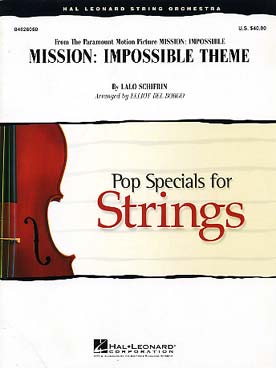 Illustration de Mission impossible : thème principal pour ensemble à cordes