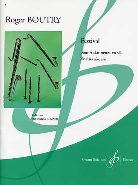 Illustration de Festival pour 4 clarinettes si b