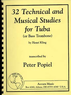 Illustration de 32 Technical and musical studies (tr. Popiel)