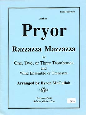 Illustration de Razzazza mazzazza pour 1, 2 ou 3 trombones et orchestre, réduction piano   