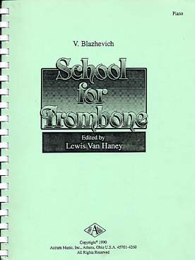 Illustration de School for trombone    