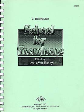 Illustration blazhevich school for trombone