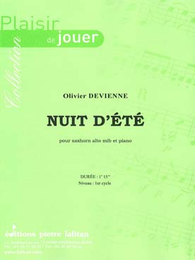 Illustration de Nuit d'été pour saxhorn et piano