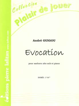 Illustration de Évocation pour saxhorn et piano