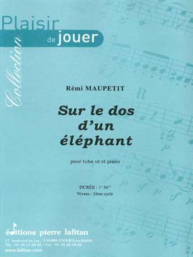 Illustration de Sur le dos d'un éléphant pour tuba en ut et piano