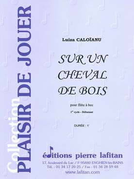 Illustration caloianu sur un cheval de bois