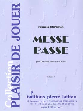 Illustration de Messe basse pour clarinette basse et piano