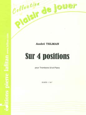 Illustration de Sur 4 positions pour trombone en ut et piano