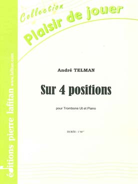 Illustration de Sur 4 positions pour trombone en ut et piano
