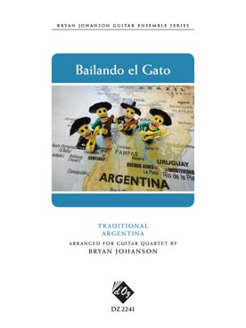Illustration de BAILANDO EL GATO (trad. Argentine, arr. Johanson)