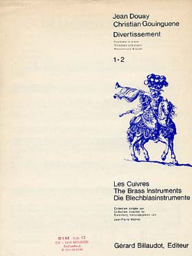 Illustration de Divertissement pour trombone ténor et piano   
