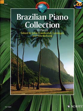 Illustration de BRAZILIAN PIANO COLLECTION : 19 pièces brésiliennes avec CD d'écoute