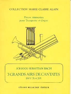Illustration de 3 Grands airs de cantates BWV 51 et 205
