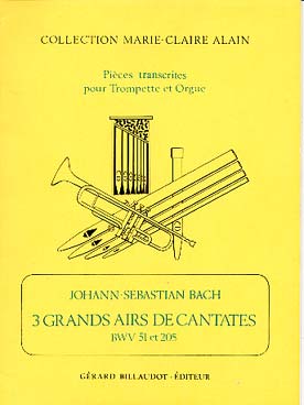 Illustration de 3 Grands airs de cantates BWV 51 et 205