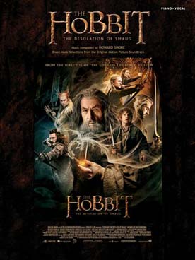 Illustration de Le HOBBIT : la désolation de Smaug, 8 titres du film pour chant/piano