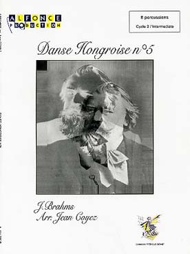 Illustration de Danse hongroise N° 5 pour 8 percussions