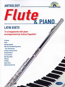 Illustration de ANTHOLOGY LATIN DUETS (tr. Cappellari) : 12 airs latino-américain célèbres