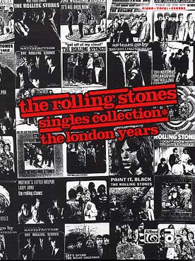 Illustration rolling stones singles collection