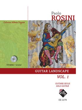 Illustration rosini guitar landscape vol. 1 avec cd