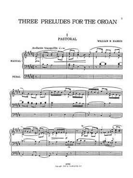 Illustration de Three preludes for organ