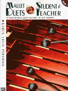 Illustration de Mallet duets for student and teacher - Book 1