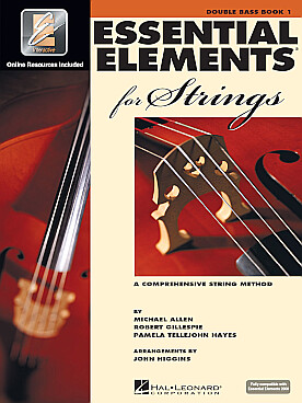 Illustration de ESSENTIAL ELEMENTS for strings - Vol. 1 : contrebasse livre de l'élève (en anglais) avec CD et DVD
