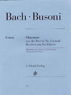 Illustration de Chaconne de la partita pour violon seul BWV 1004 (Busoni)