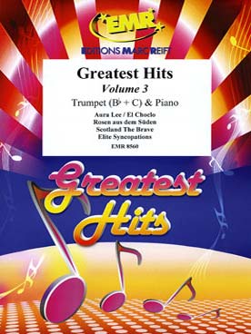 Illustration de GREATEST HITS trompette (si b et ut) - Vol. 3    