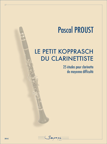 Illustration de Le Petit Kopprasch du clarinettiste, 25 études de moyenne difficulté