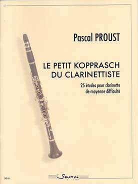 Illustration de Le Petit Kopprasch du clarinettiste, 25 études de moyenne difficulté