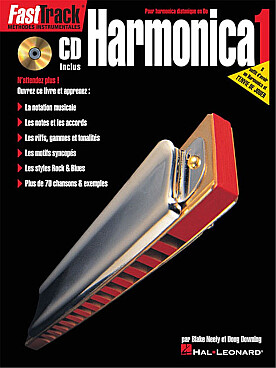 Illustration fast track a l'harmonica avec cd