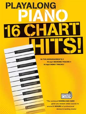 Illustration play-along piano : 16 chart hits