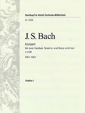 Illustration de Concerto BWV 1062 Partie violon 1