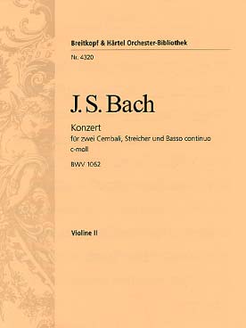 Illustration de Concerto BWV 1062 Partie violon 2