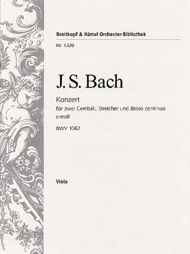 Illustration de Concerto BWV 1062 Partie alto