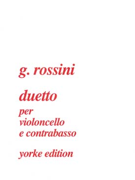 Illustration rossini duetto for cello & double bass