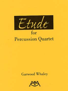 Illustration de Etude for percussion quartet