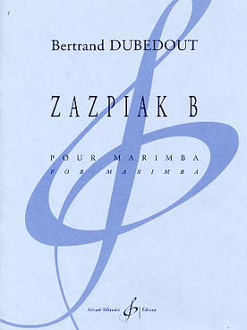 Illustration de Zazpiak B pour marimba
