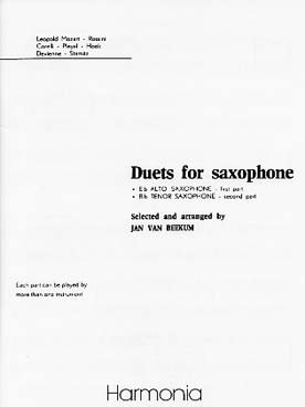 Illustration de Duo pour saxophone alto et ténor