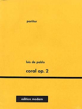 Illustration de Coral op. 2 pour septuor à vent