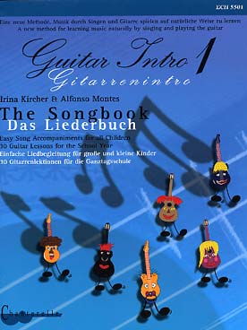 Illustration de Guitar intro - Vol. 1 : The Songbook, easy song accompaniments for all ages (sans CD)  