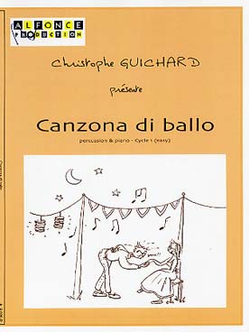 Illustration de Canzona di ballo pour multi-percussions et piano
