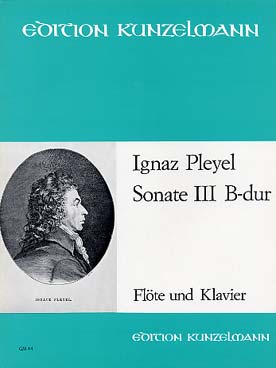 Illustration pleyel sonate n° 3 en si b maj