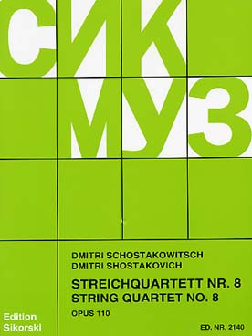 Illustration de Quatuor N° 8 op. 110