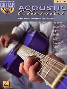 Illustration de GUITAR PLAY ALONG - Vol. 33 : Acoustic classics