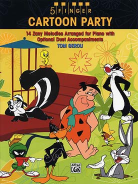 Illustration 5 finger cartoon party