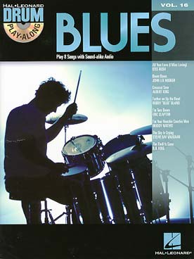 Illustration drum play along vol. 16 : blues
