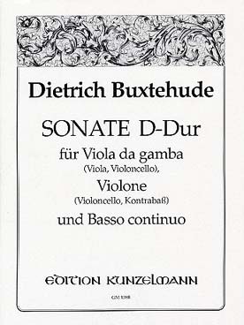Illustration de Sonata en ré M pour alto, violoncelle et basse continue