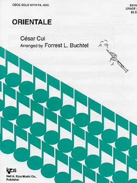 Illustration de Orientale op. 50 N° 9 (tr. Buchtel)